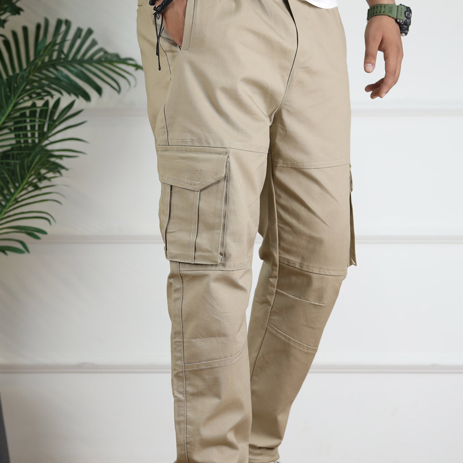 Turbo '5 Pocket' Field Ready Straight-Fit Cargo Trouser In Light Skin