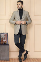 Classic Rich Self Lining Pattern Men Blazer