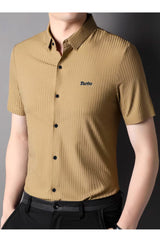 Turbo Summer Turn Down Collar Casual Shirt