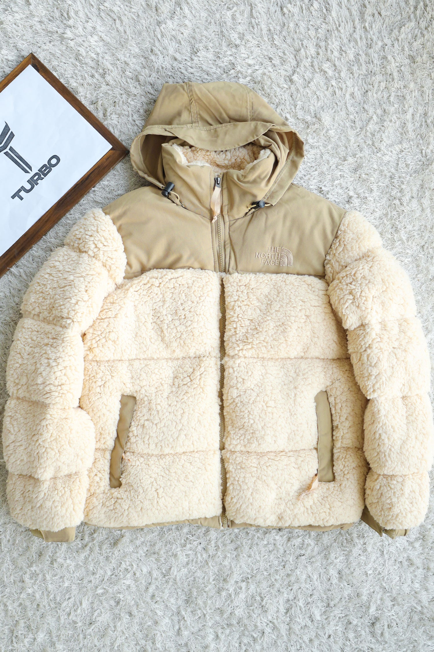 The Nrth Fce Sherpa Fleece Padded Imported Puffer Jacket