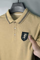 Grdno Square Texture Men's Polo Shirt
