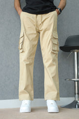 Turbo Hypemode Imp Cotton Cargo Trouser In Light Skin