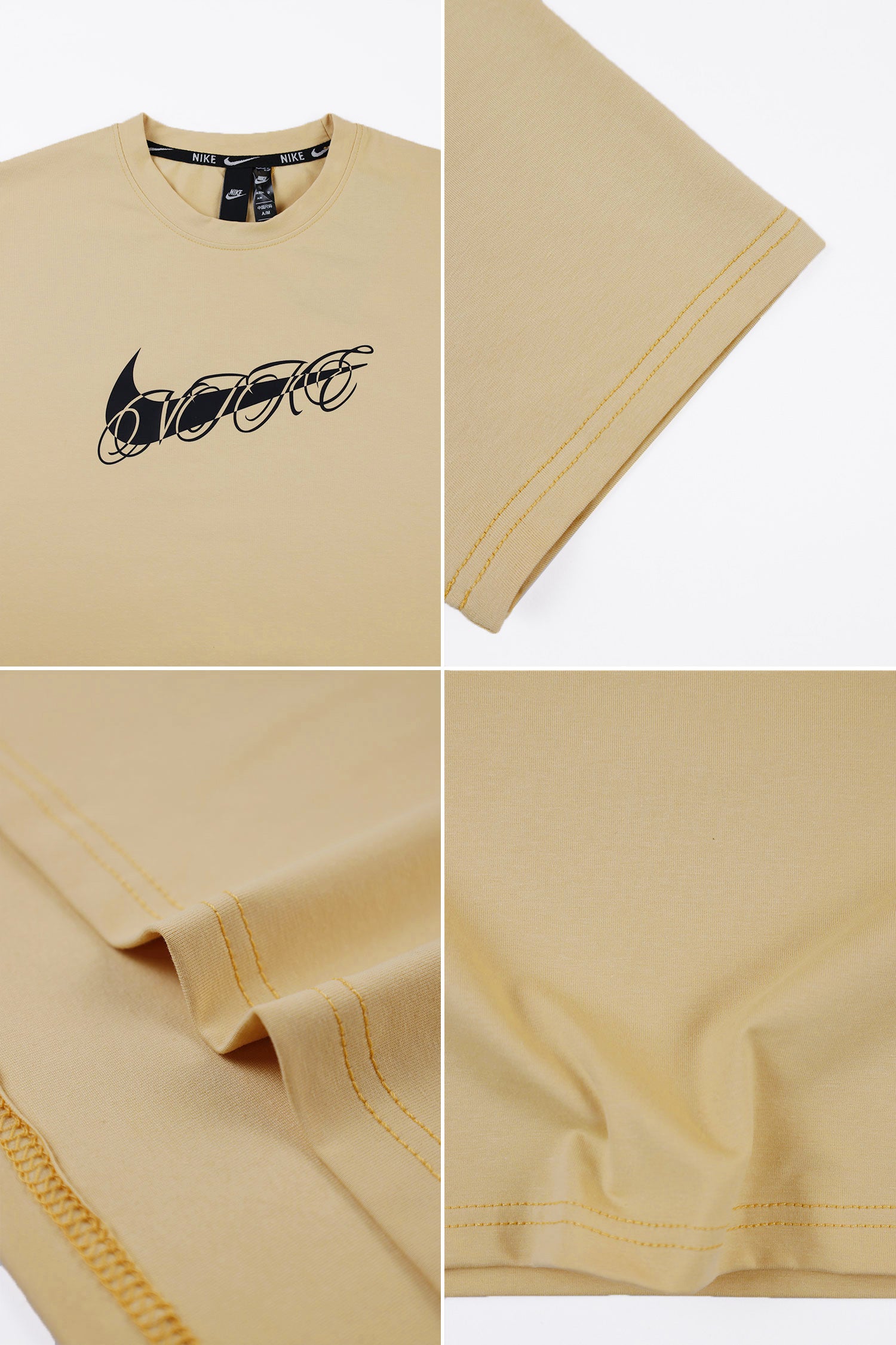 Nke Casual Breathable Slik Round Neck High StreetT-Shirt