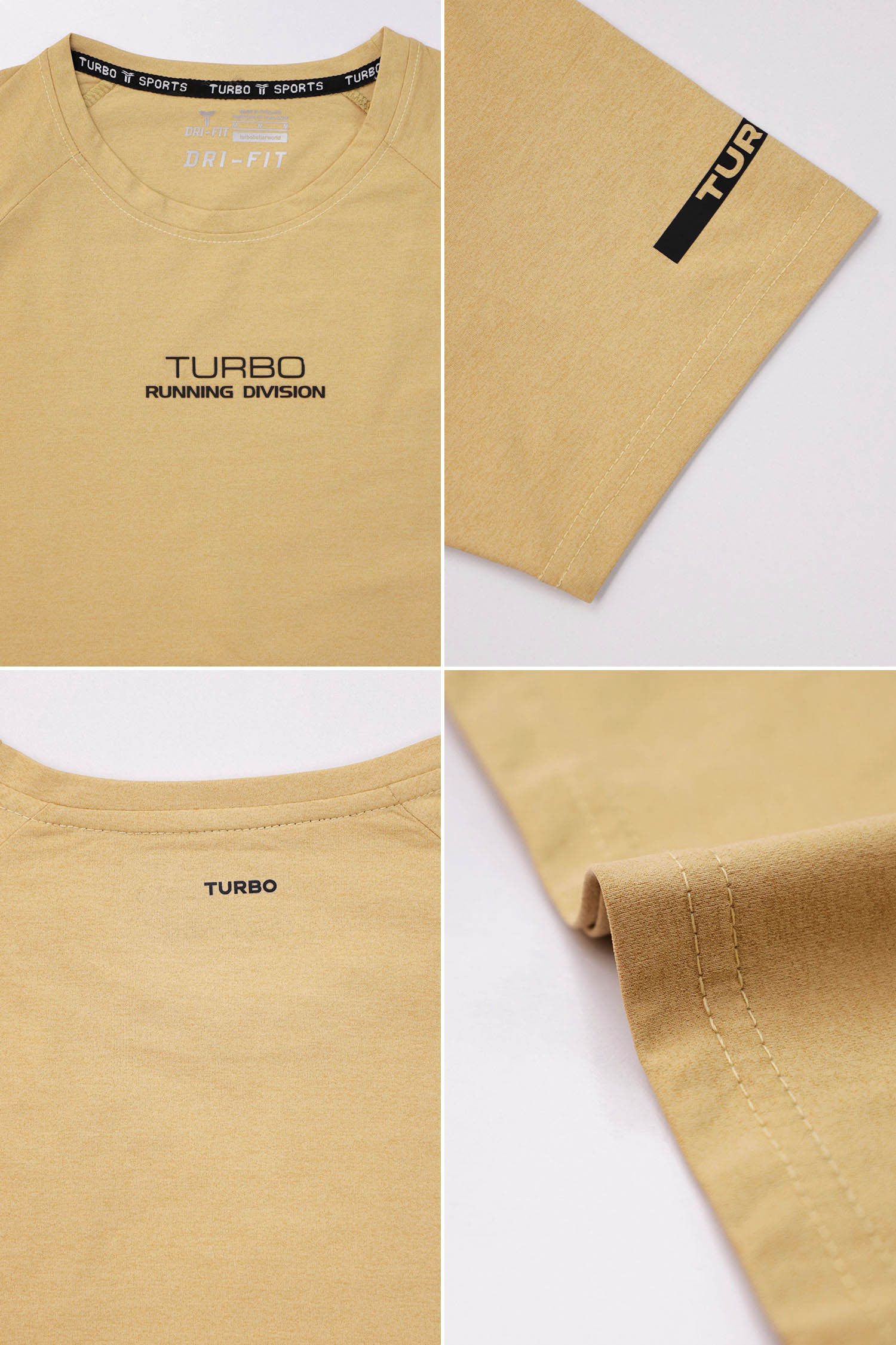Turbo 'Running Division' Raglan Sleeve Dry-Fit Tee