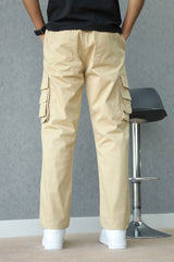 Turbo Hypemode Imp Cotton Cargo Trouser In Light Skin