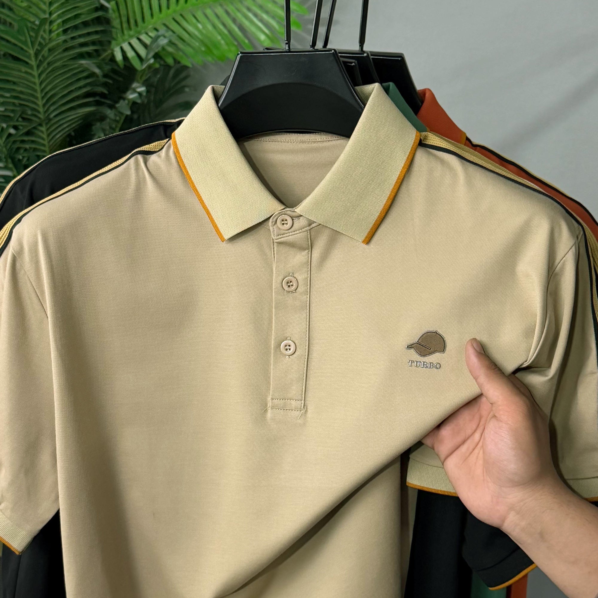 Turbo Emerald Edge Men's Polo Shirt