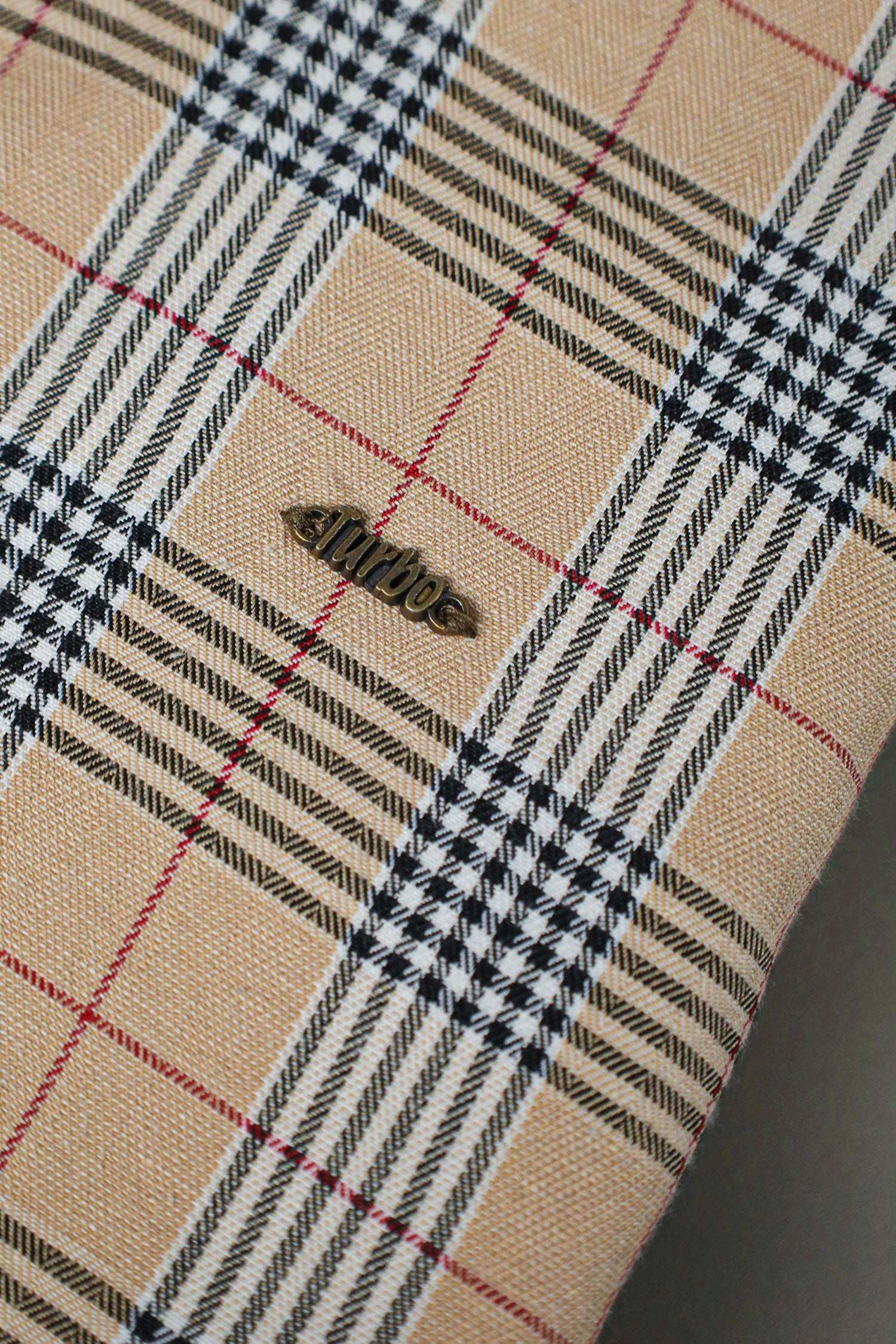 Turbo Plaid Pattern Creation Long Sleeve Cotton Casual Shirt