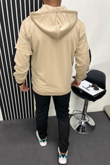 Turbo Hood Style Men Zipper Tracksuit