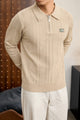 Armni Fine-Knit Collared Zipper Imported Men's Jumper Sweater