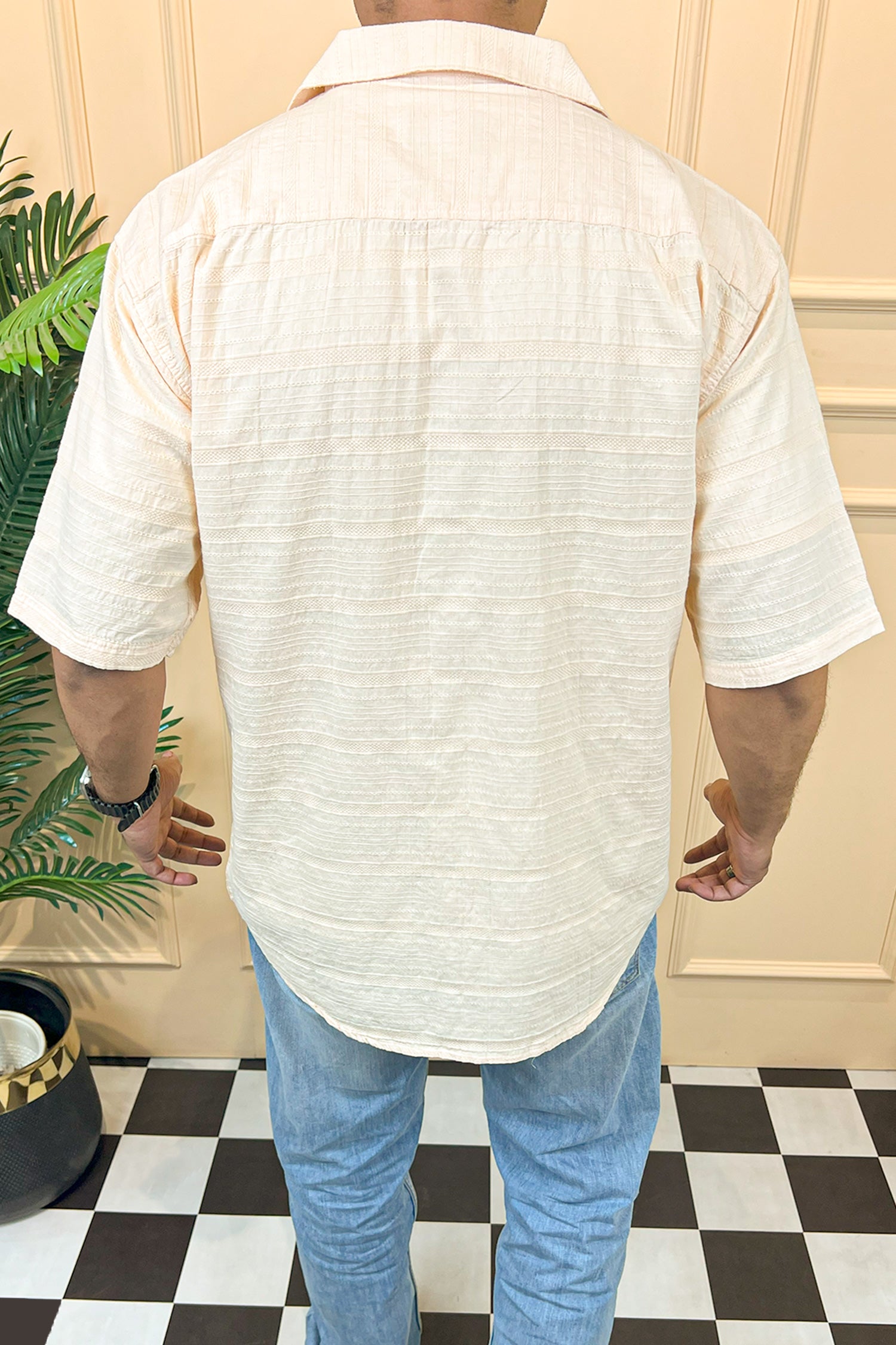 Turbo Knit Craft Crochet Casual Shirt