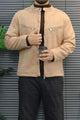 Turbo Classic Standard-Fit Collared Neck Imported Men's Suede Jacket