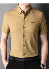 Turbo Summer Turn Down Collar Casual Shirt