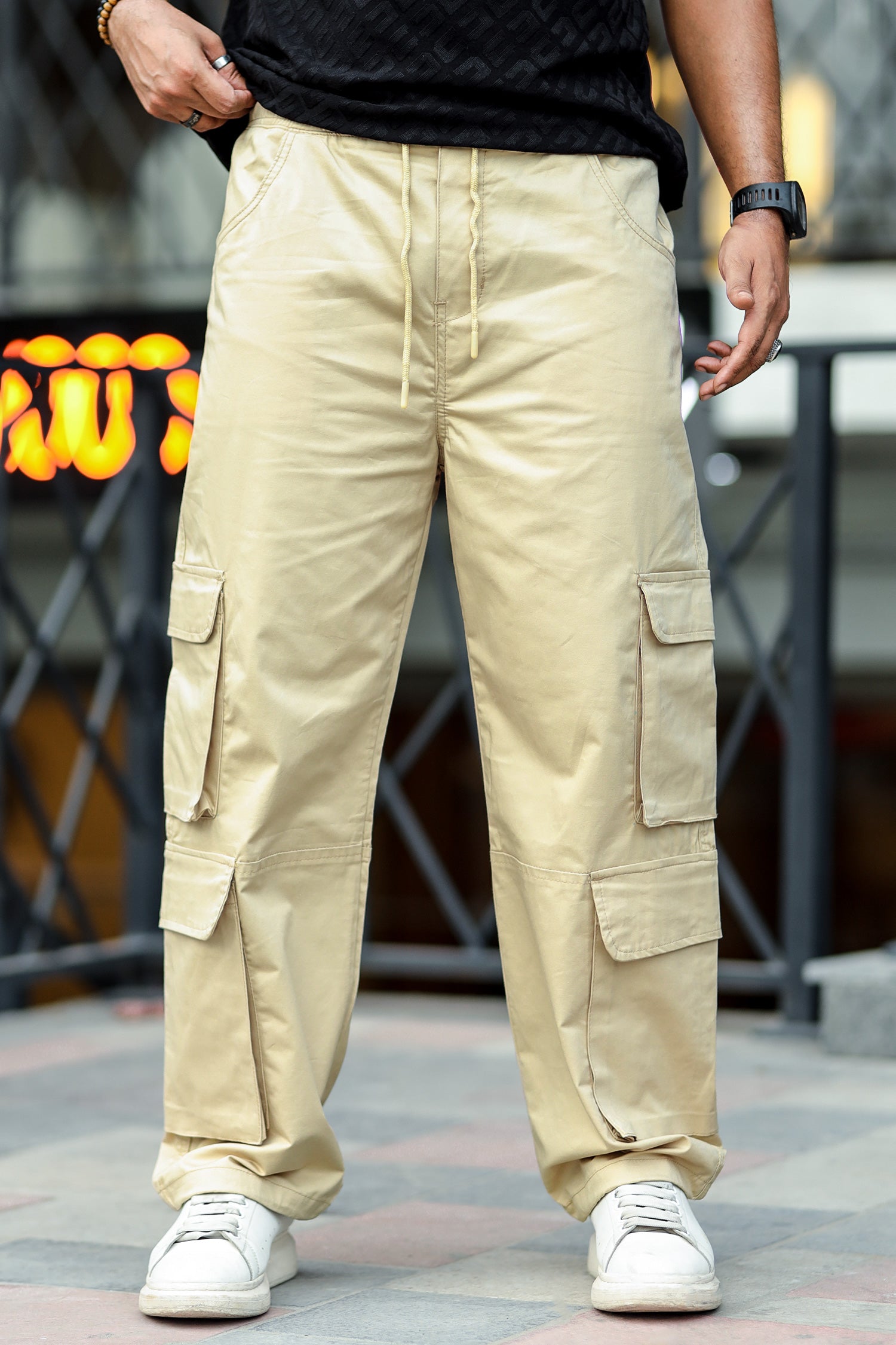 Turbo Pocket Style Imp Cotton Blend Cargo Trouser