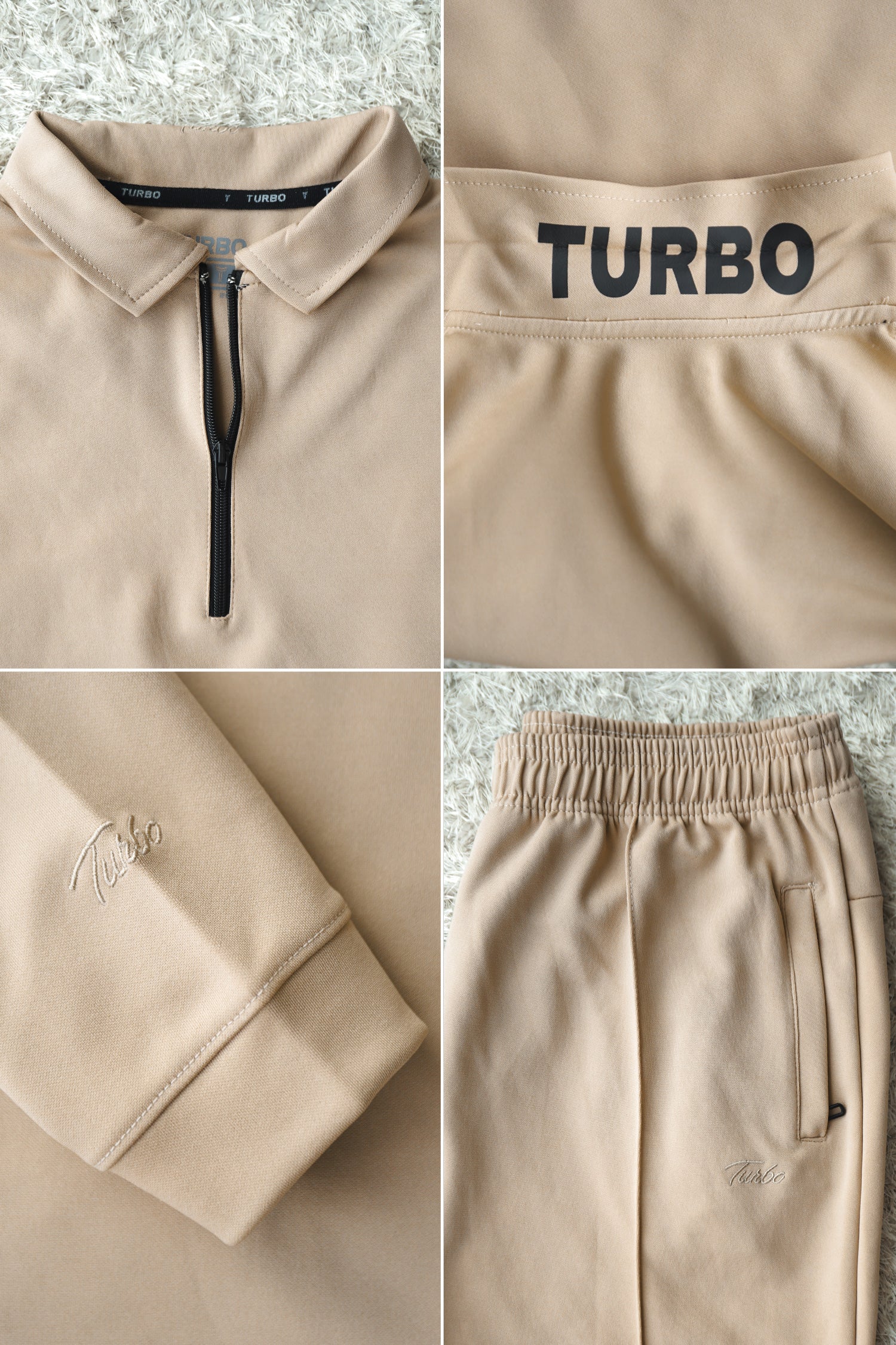 Turbo Half Zip Style Men Zipper Tracksuit