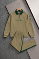 Lro Piana Authentic Style Collar Men's Co-Ord Set