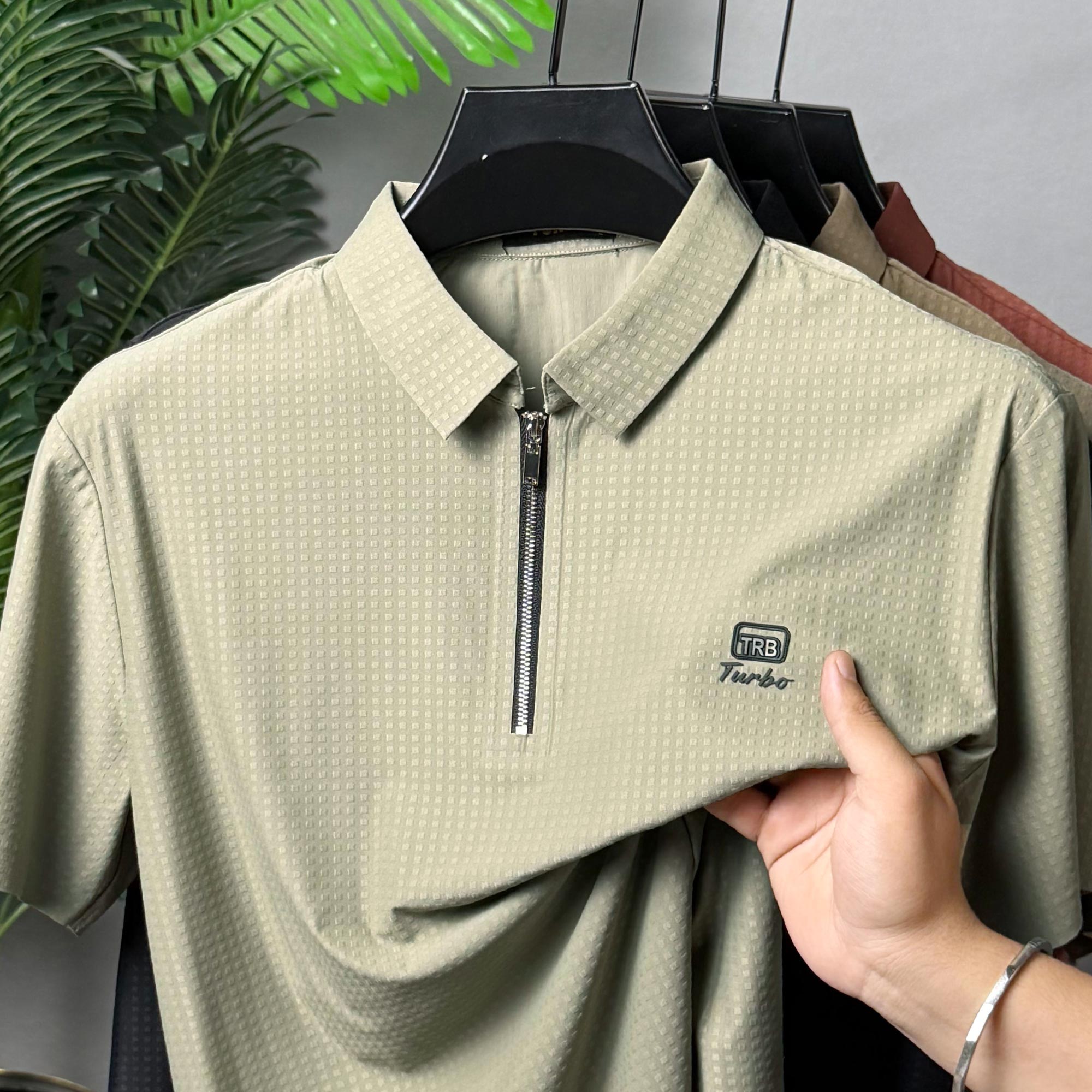 Turbo Needle Concept Imp Silk Polo T-Shirt