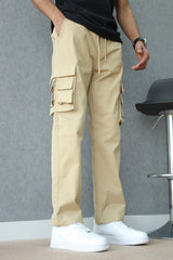 Turbo Hypemode Imp Cotton Cargo Trouser In Light Skin