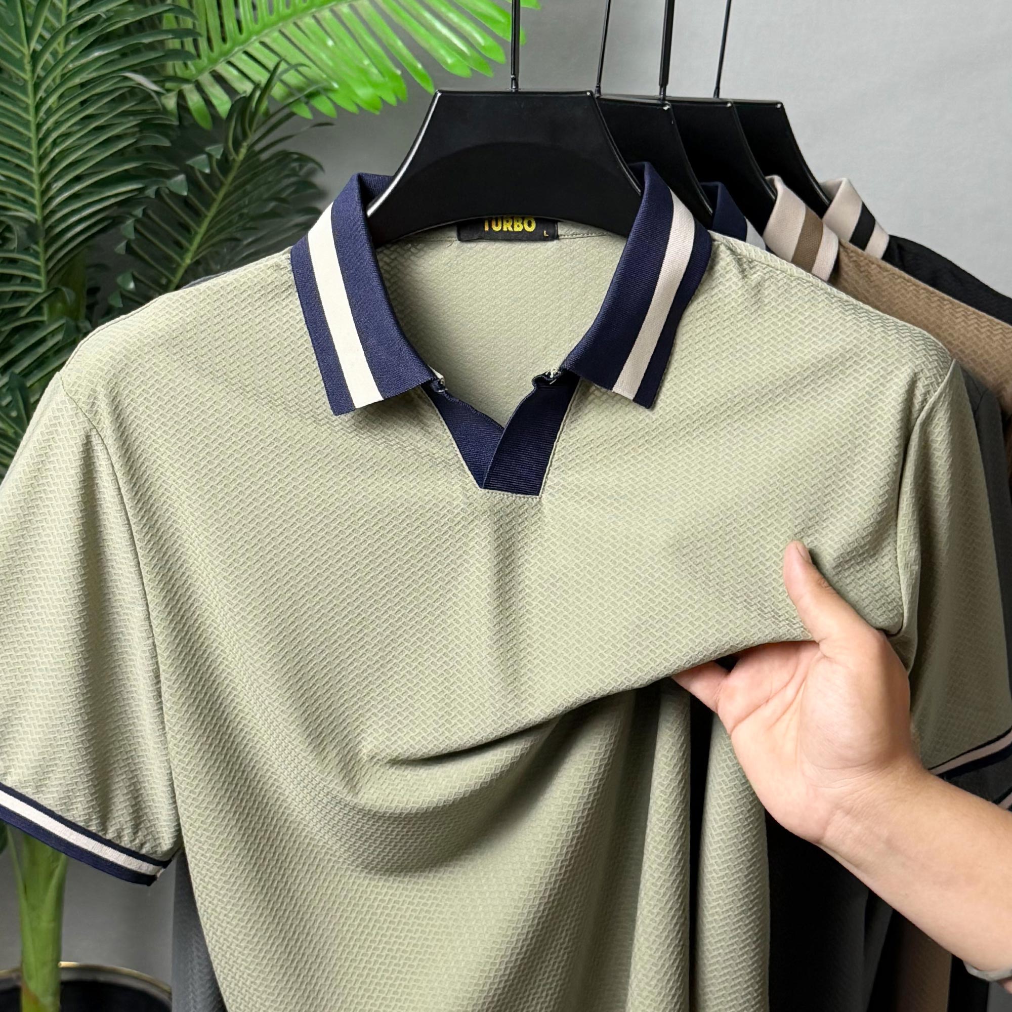 Turbo Cmpus Sutra V-Neck Imp Silk Polo Shirt