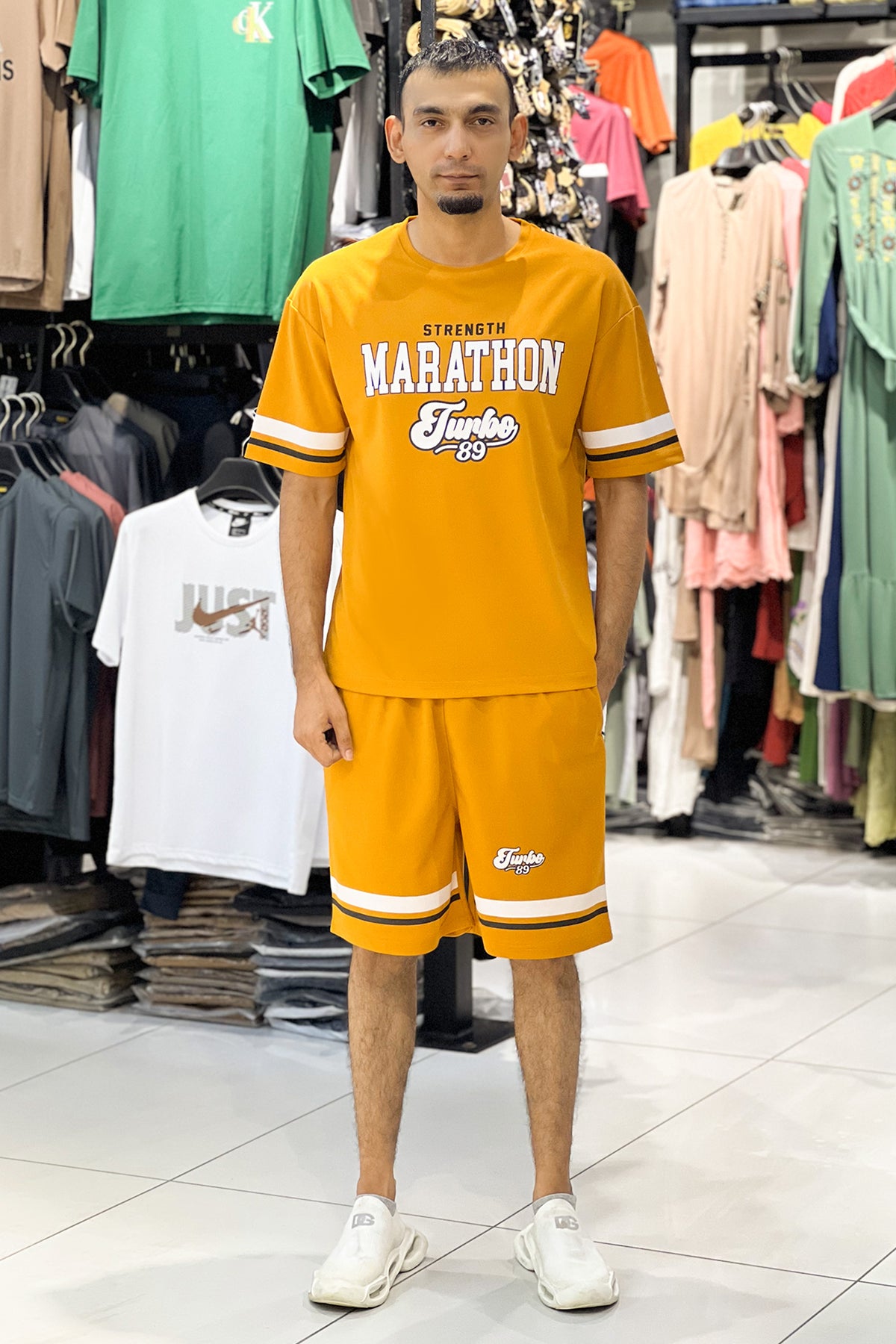 Turbo'89 STRENGTH MARATHON Edition Oversize Style Men's Tracksuit