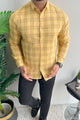 Turbo FearLess Checked Long Sleeve Cotton Casual Shirt