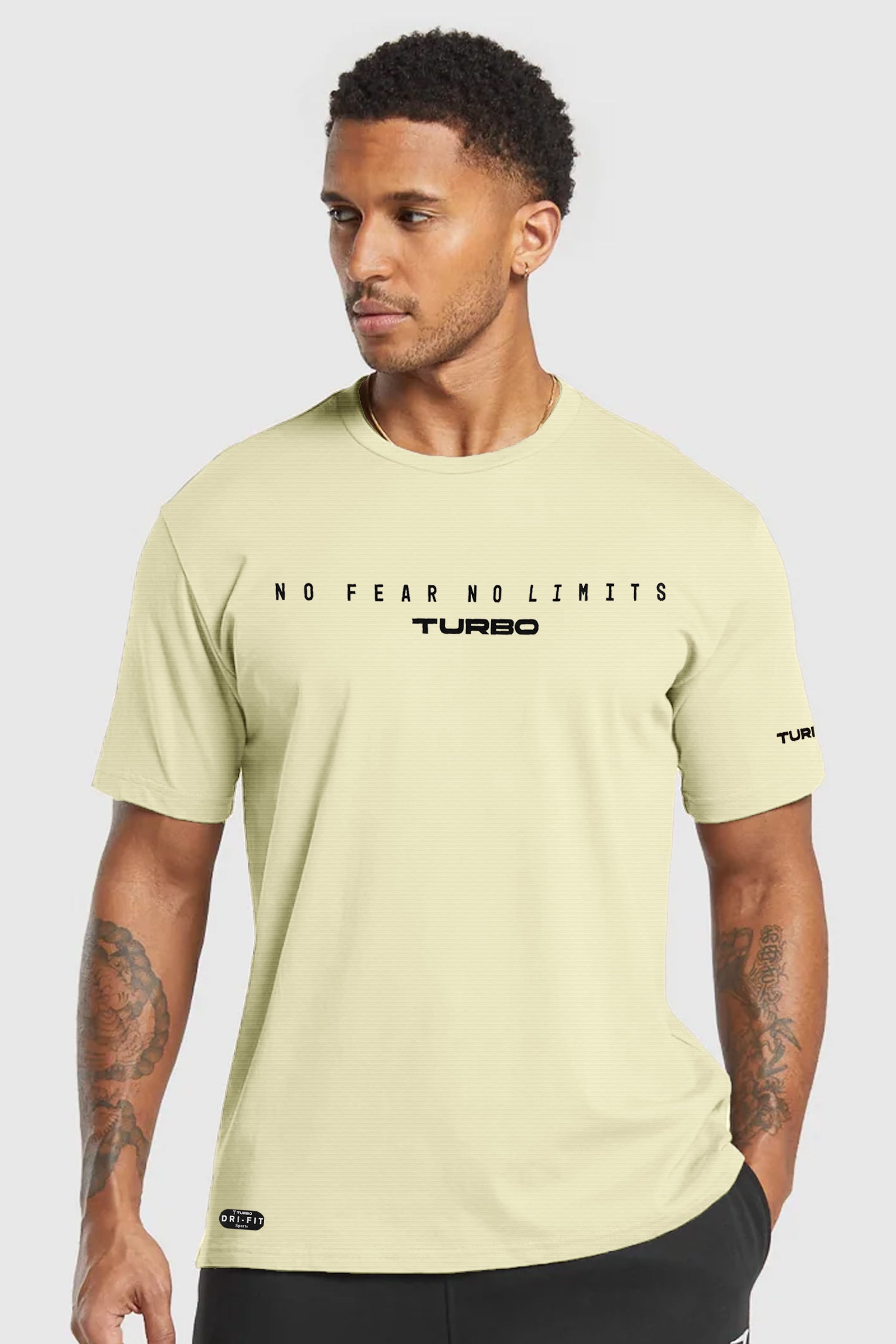 Turbo Motivational Quote ClimaCool Dry-Fit Tee