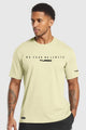 Turbo Motivational Quote ClimaCool Dry-Fit Tee In Light Yellow