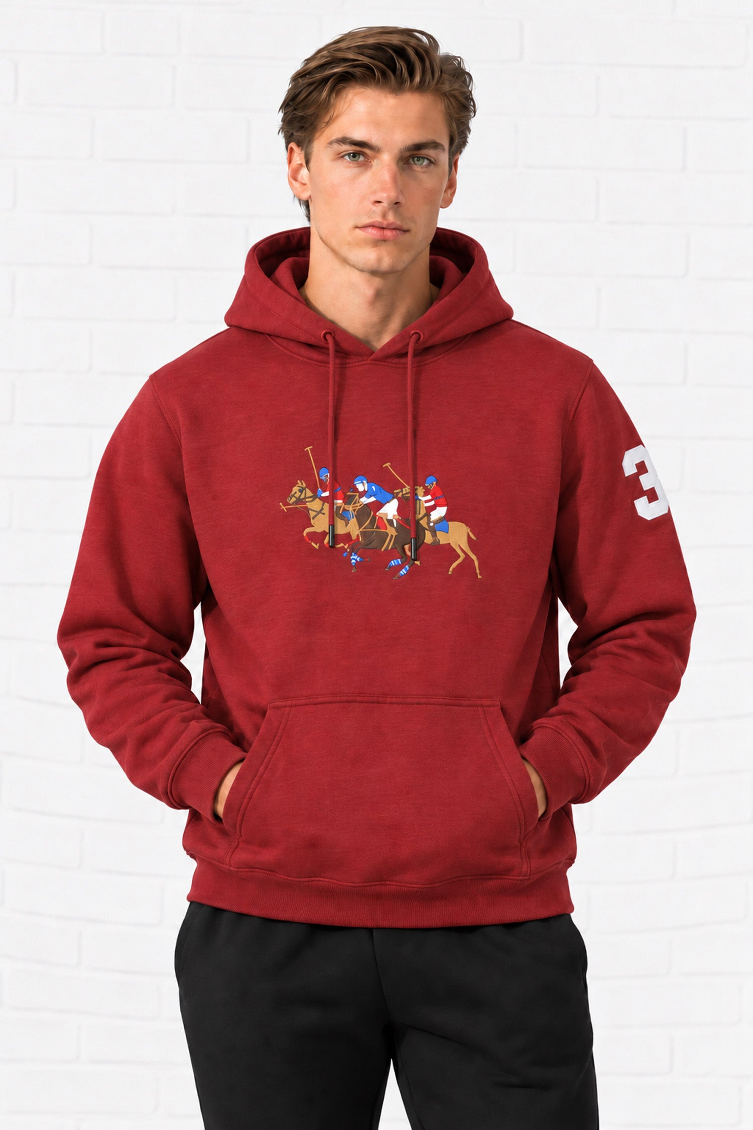 Polo Raph Luren Triple-Pony Men's Hoodie