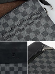 Lus Vtn All Over Texture Cross Body Bag in Dark Grey