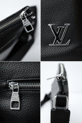 Luis Vten Imported Cross Body Bag in Black