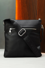 Luis Vten Imported Cross Body Bag in Black