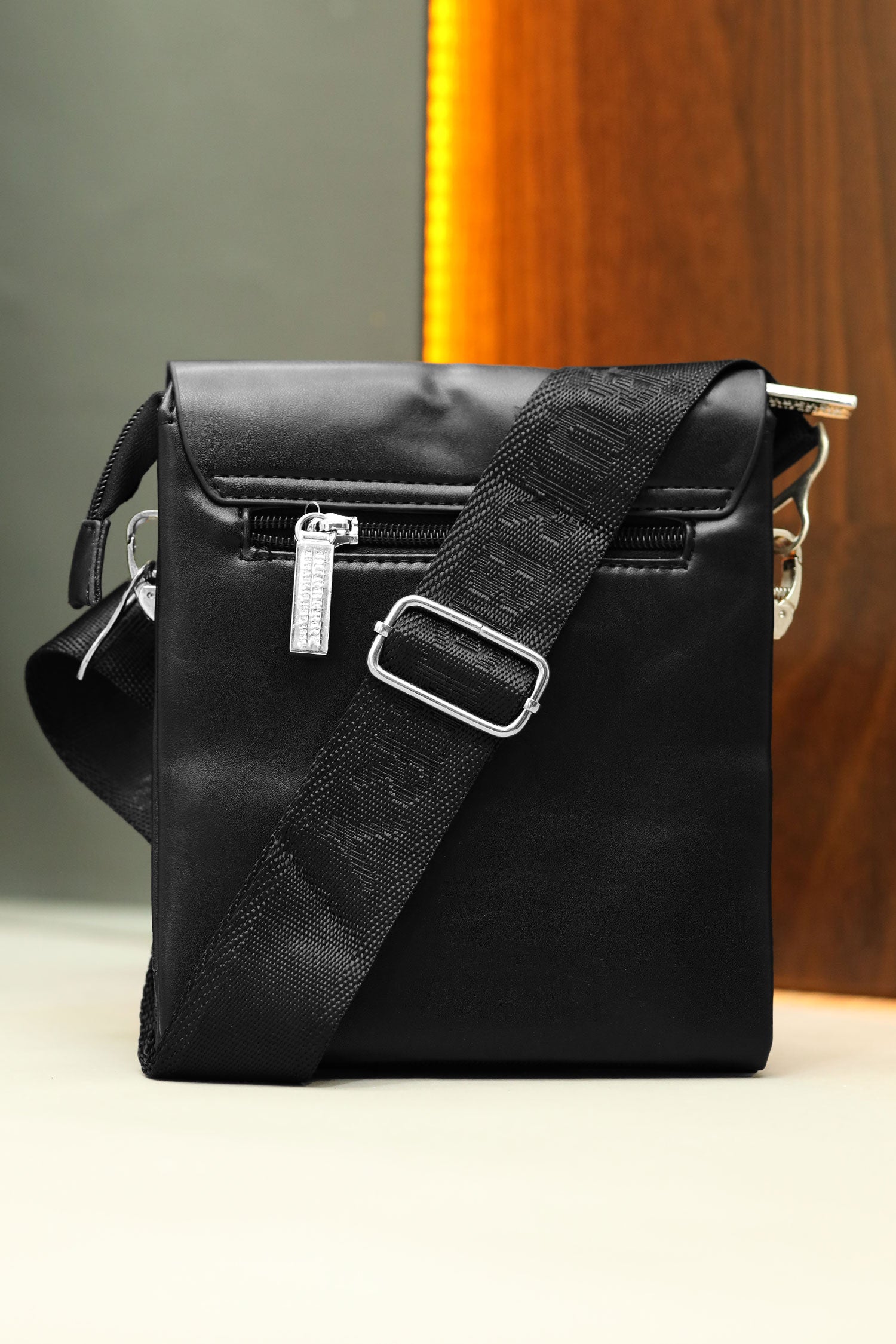 Burbrry Imported Signature Cross Body Bag in Black