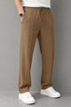 Turbo Side Tapes Loose Bottom Trouser In Mid Brown