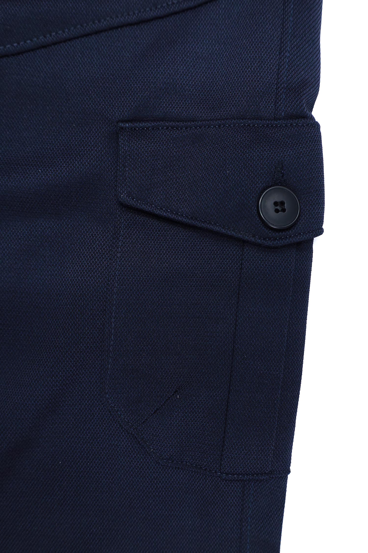 Slim Fit Bottom Grip Cargo Trouser in Navy Blue