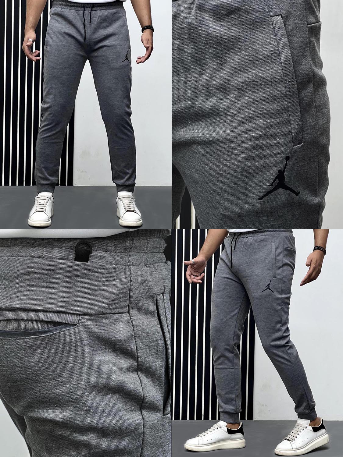 Men Imported Trouser With Reflector Logo