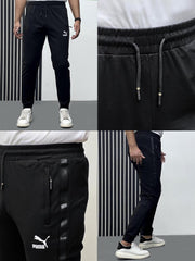 Men Imported Trouser With Embossed Logo
