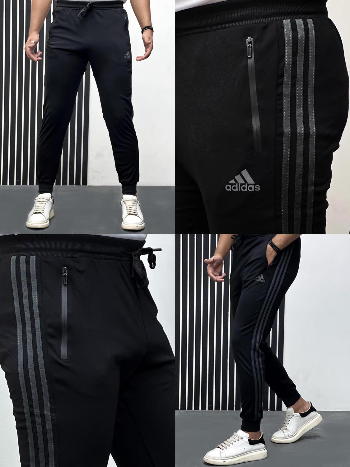 Men Imported Trouser With Reflector Logo