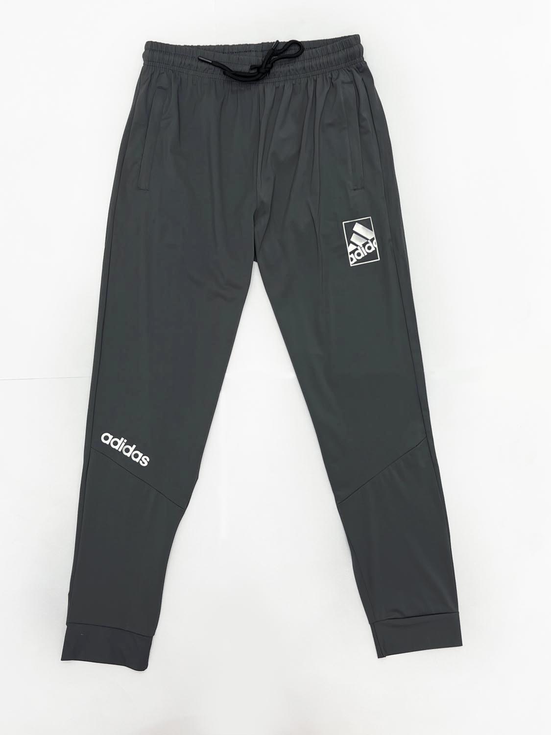 Adds Bottom Slogan Imported Trouser In Dark Grey