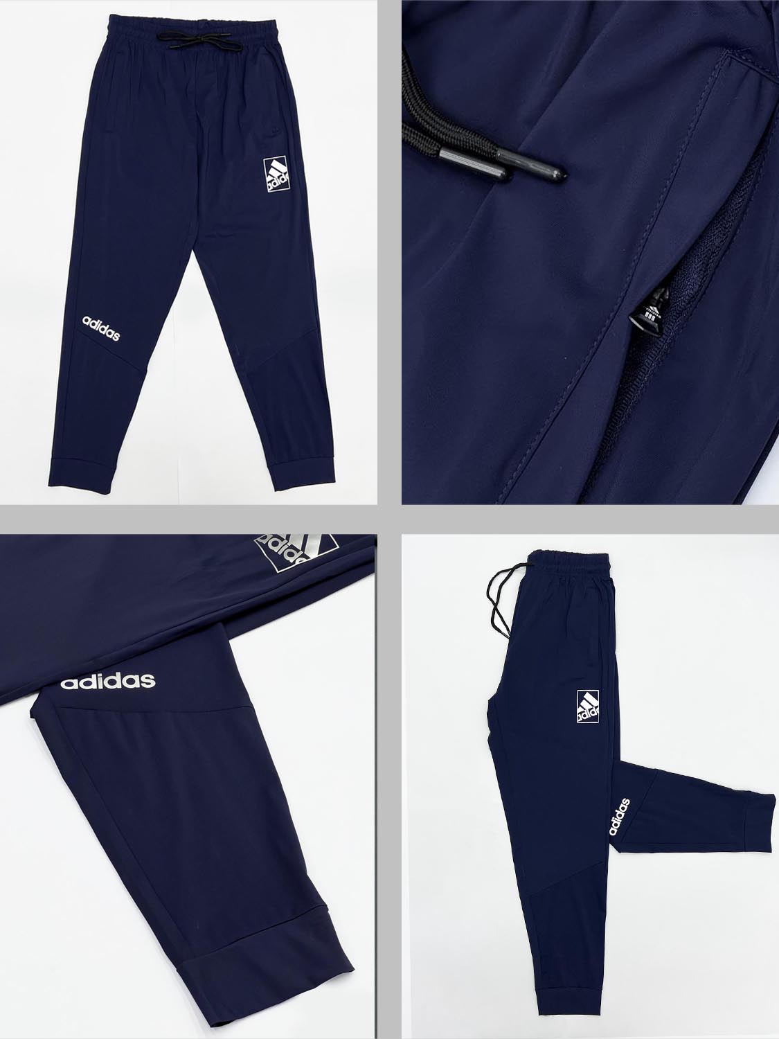 Adds Bottom Slogan Imported Trouser In Navy Blue