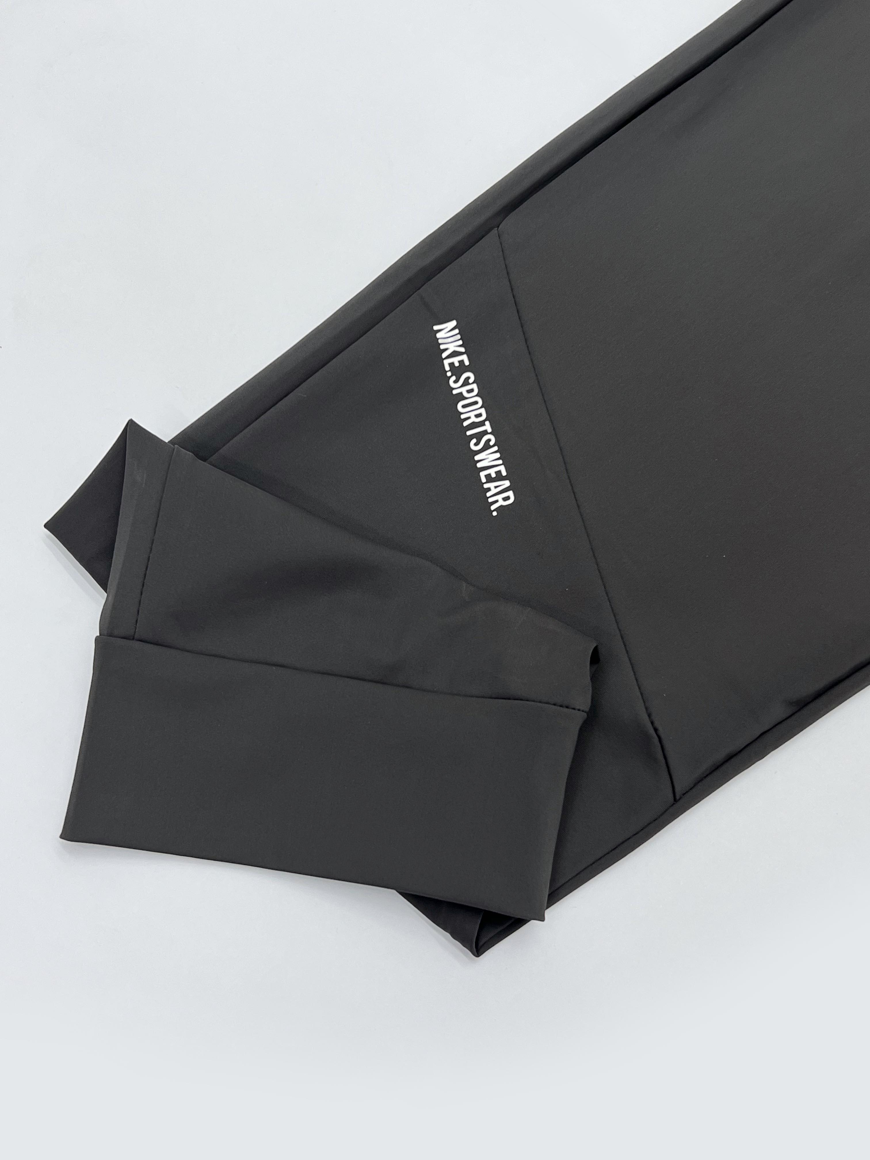 Nke Bottom Slogan Imported Trouser In Dark Grey