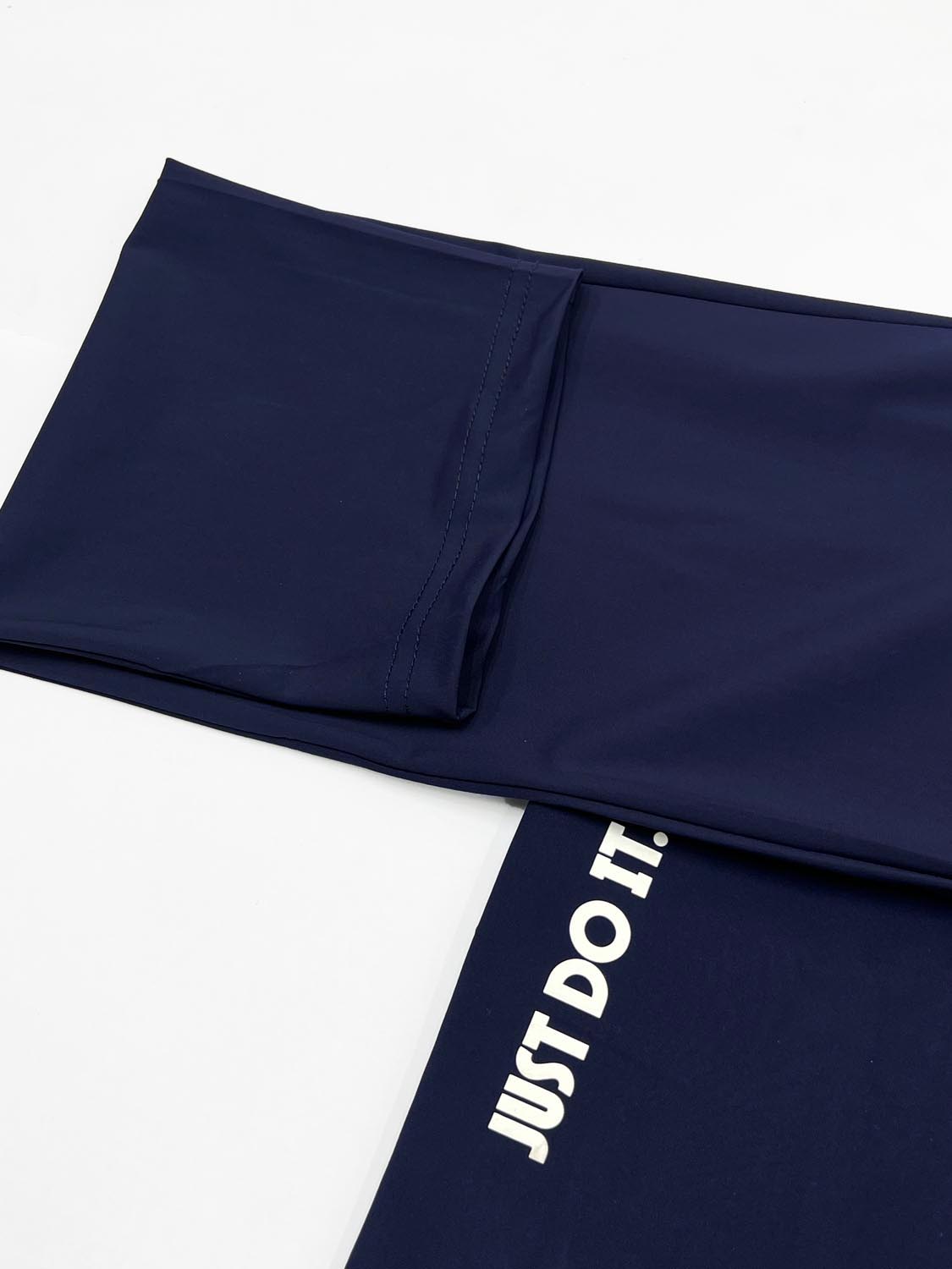 Nke Printed Slogan Imported Trouser In Navy Blue