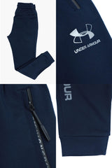 Undr Armor Reflector Logo Men Training Trouser In Navy Blue
