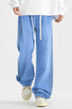 Turbo Side Stripe Drawstring Baggy Jeans