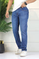 Turbo 'Dura-Flex' Everyday Slim Fit Jeans In Mid Blue