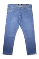 Big Size Stretch Summit Turbo Denim Jeans In Mid Blue