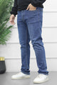Turbo "Essential" Slim-Fit Jeans In Mid Blue