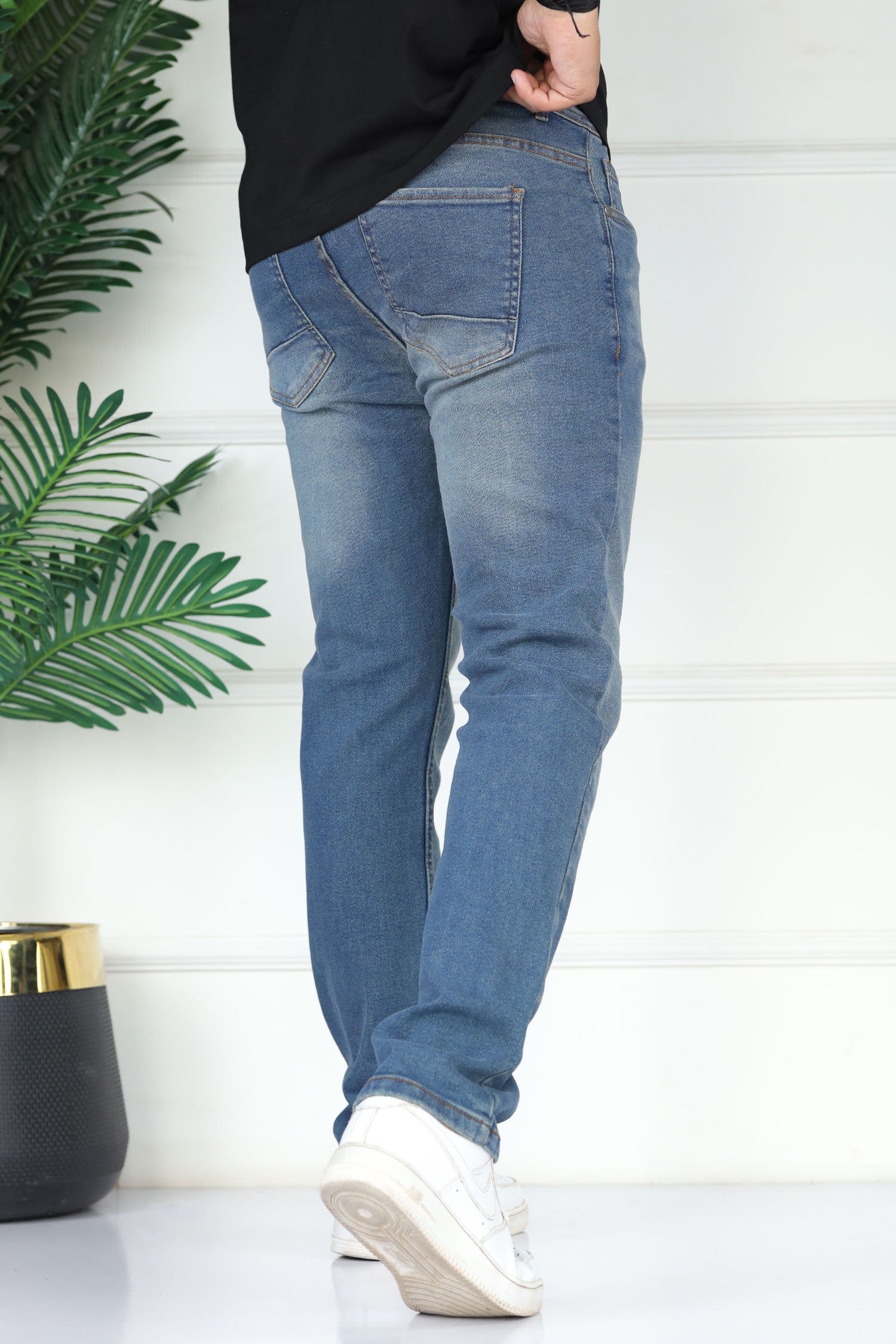 Turbo Dura-Flex Everyday Slim Fit Jeans In Mid Blue