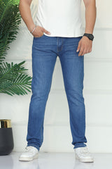 Turbo 'Telis' Men's Regular Slim-Fit Jeans In Mid Blue