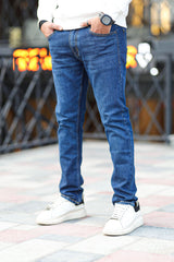 Perfect Denim Turbo Ankle Fit Jeans In Mid Blue