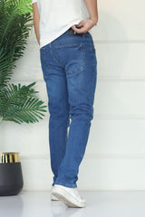 Turbo 'Telis' Men's Regular Slim-Fit Jeans In Mid Blue