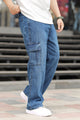 Turbo Casual Flap 6 Pockets Baggy Jeans